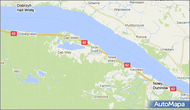 mapa Skoki Małe, Skoki Małe na mapie Targeo