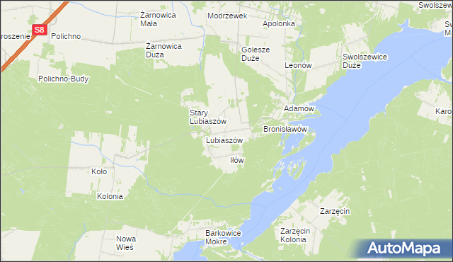 mapa Golesze Małe, Golesze Małe na mapie Targeo