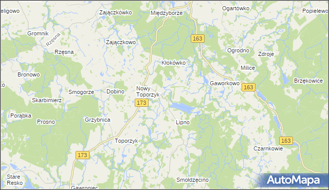 mapa Kłokowo, Kłokowo na mapie Targeo