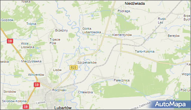 mapa Pałecznica-Kolonia, Pałecznica-Kolonia na mapie Targeo