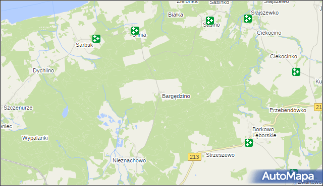 mapa Bargędzino, Bargędzino na mapie Targeo