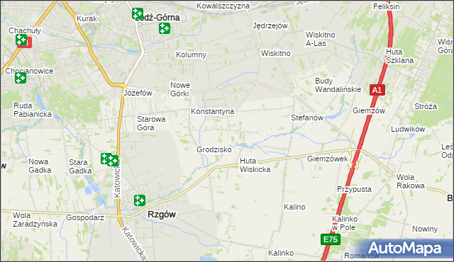 mapa Bronisin Dworski, Bronisin Dworski na mapie Targeo