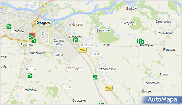 mapa Bytnik, Bytnik na mapie Targeo