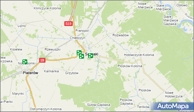 mapa Chybów, Chybów na mapie Targeo