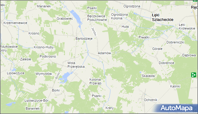 mapa Cieśle gmina Łęki Szlacheckie, Cieśle gmina Łęki Szlacheckie na mapie Targeo