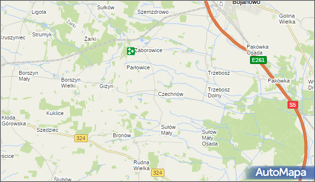 mapa Czechnów, Czechnów na mapie Targeo