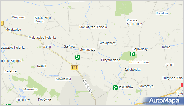 mapa Czortowice, Czortowice na mapie Targeo