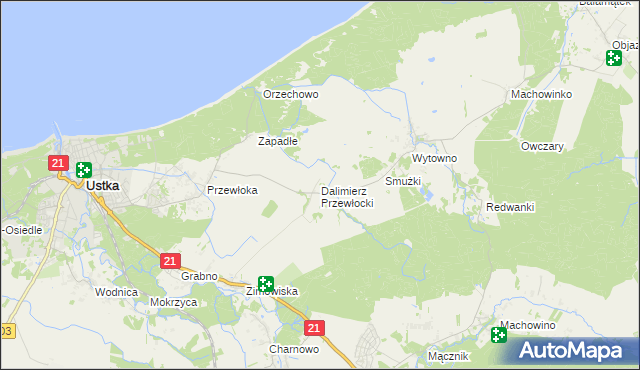 mapa Dalimierz Przewłocki, Dalimierz Przewłocki na mapie Targeo