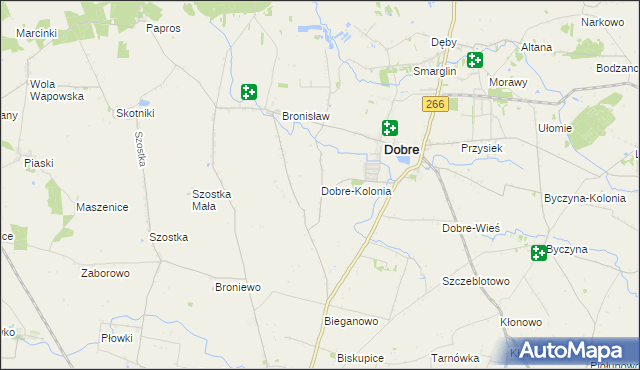 mapa Dobre-Kolonia, Dobre-Kolonia na mapie Targeo