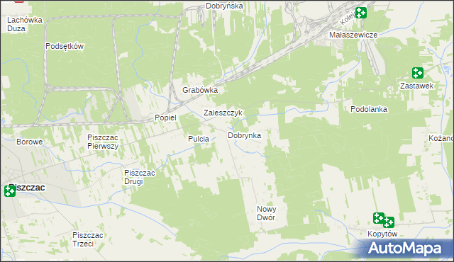 mapa Dobrynka, Dobrynka na mapie Targeo