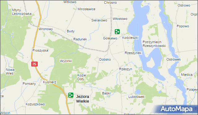 mapa Dobsko, Dobsko na mapie Targeo