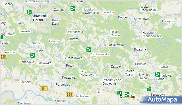 mapa Drohobyczka, Drohobyczka na mapie Targeo