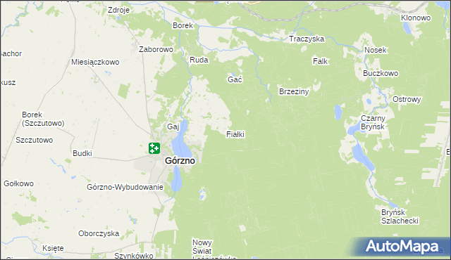 mapa Fiałki, Fiałki na mapie Targeo