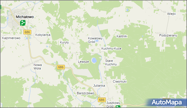 mapa Gorbacze, Gorbacze na mapie Targeo