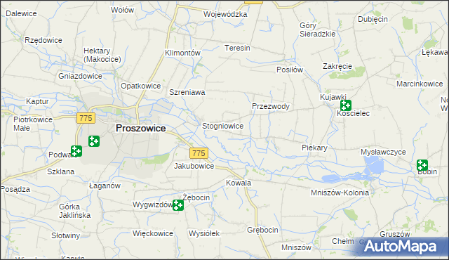 mapa Górka Stogniowska, Górka Stogniowska na mapie Targeo