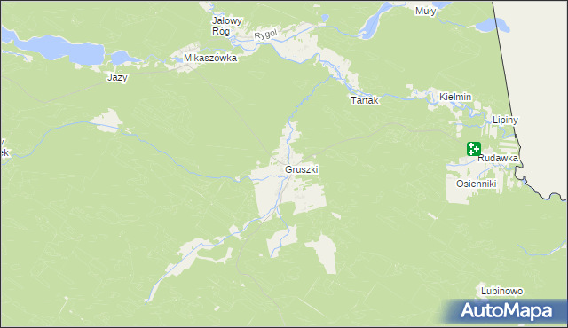 mapa Gruszki, Gruszki na mapie Targeo