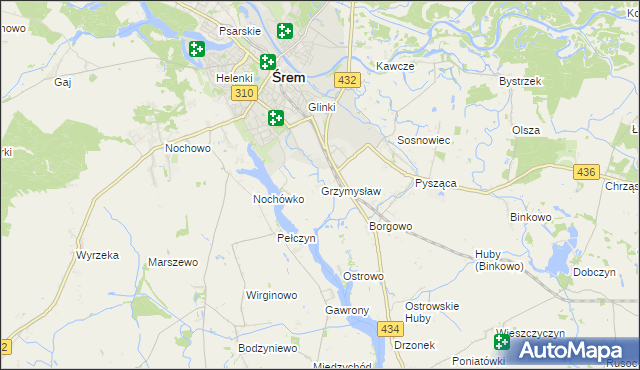 mapa Grzymysław, Grzymysław na mapie Targeo