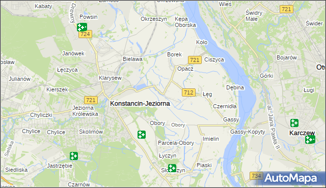 mapa Habdzin, Habdzin na mapie Targeo