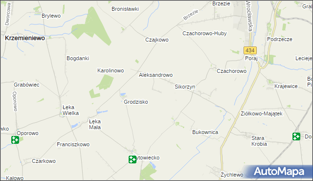 mapa Huby Pijanowskie, Huby Pijanowskie na mapie Targeo