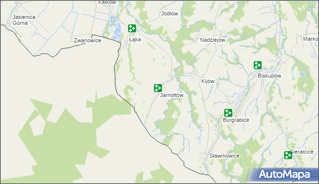 mapa Jarnołtów gmina Otmuchów, Jarnołtów gmina Otmuchów na mapie Targeo