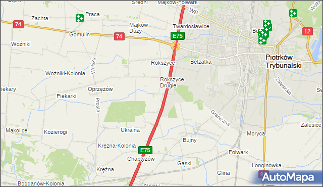 mapa Kargał-Las, Kargał-Las na mapie Targeo