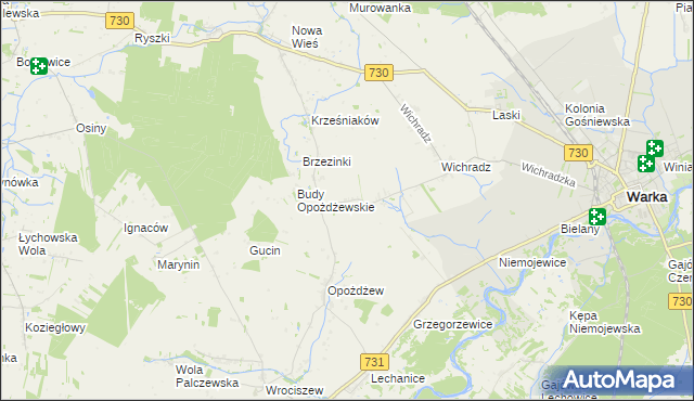 mapa Kazimierków, Kazimierków na mapie Targeo