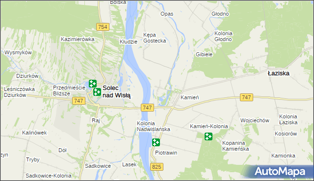 mapa Kępa Solecka, Kępa Solecka na mapie Targeo