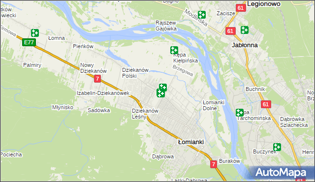 mapa Kiełpin Poduchowny, Kiełpin Poduchowny na mapie Targeo