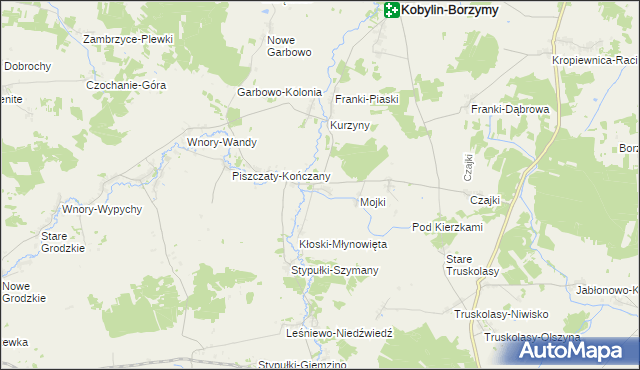 mapa Kłoski-Świgonie, Kłoski-Świgonie na mapie Targeo