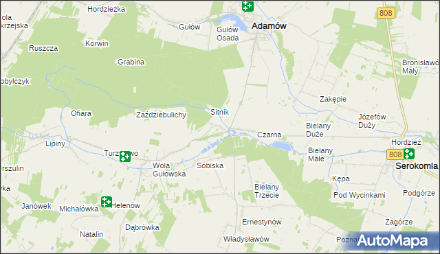 mapa Konorzatka, Konorzatka na mapie Targeo