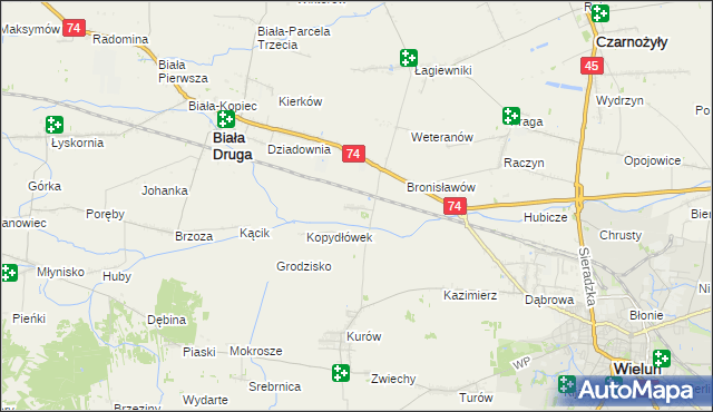 mapa Kopydłów, Kopydłów na mapie Targeo