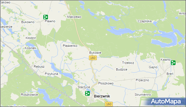 mapa Kruczaj, Kruczaj na mapie Targeo