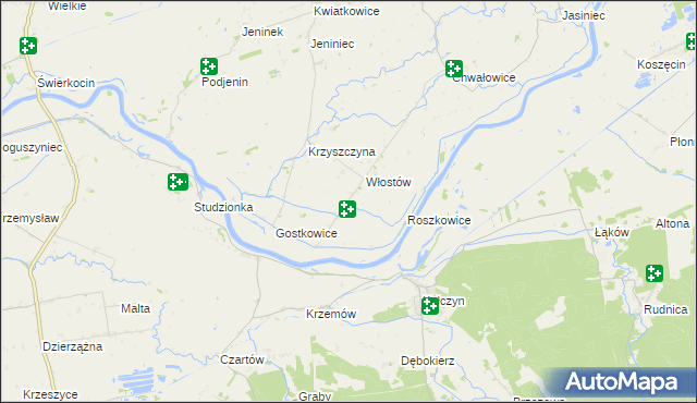 mapa Krzyszczynka, Krzyszczynka na mapie Targeo