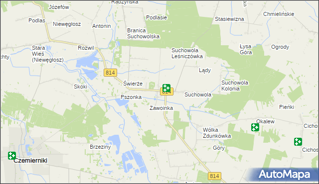 mapa Kuraszew, Kuraszew na mapie Targeo