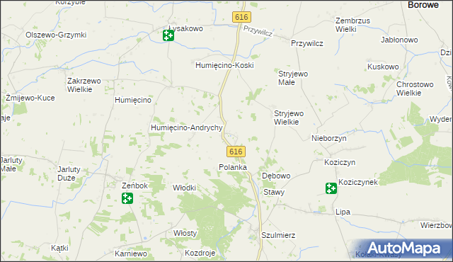 mapa Leśniewo Dolne, Leśniewo Dolne na mapie Targeo