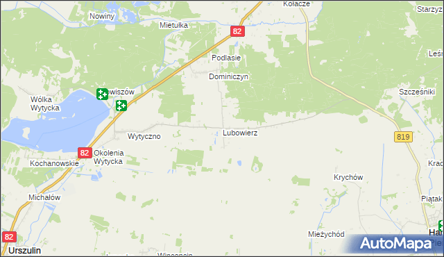 mapa Lubowierz, Lubowierz na mapie Targeo