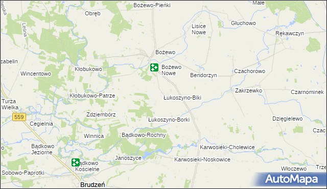 mapa Łukoszyno-Biki, Łukoszyno-Biki na mapie Targeo