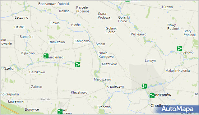 mapa Małoszywka, Małoszywka na mapie Targeo