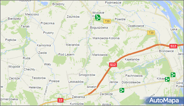 mapa Markowola, Markowola na mapie Targeo