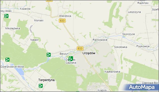 mapa Mikuszewskie, Mikuszewskie na mapie Targeo