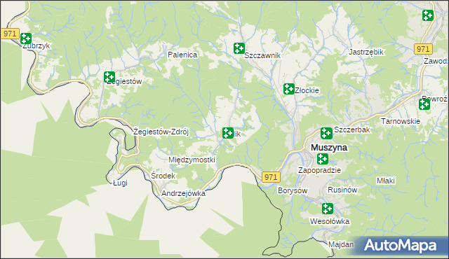 mapa Milik, Milik na mapie Targeo