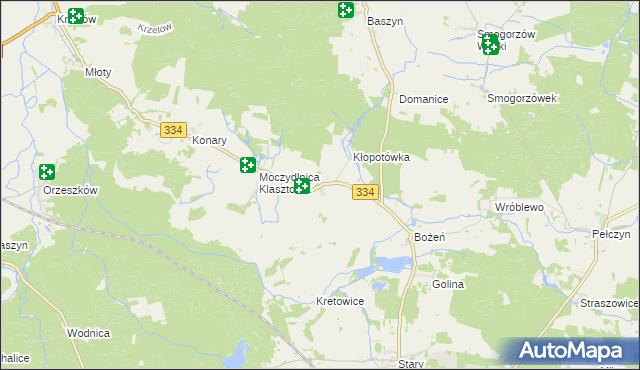 mapa Moczydlnica Dworska, Moczydlnica Dworska na mapie Targeo