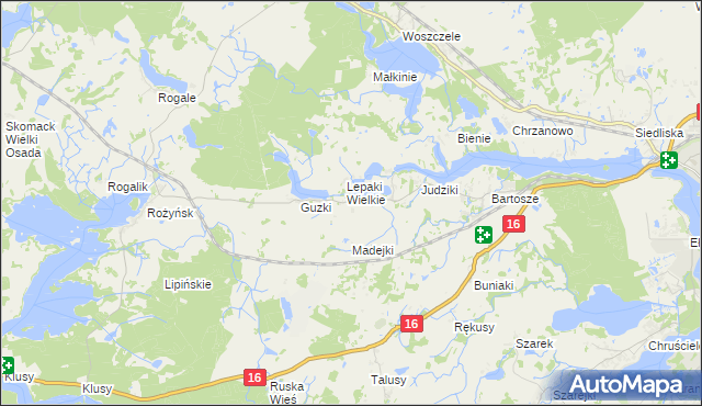 mapa Mołdzie, Mołdzie na mapie Targeo