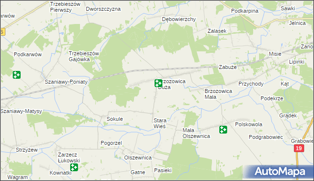 mapa Mościska gmina Kąkolewnica, Mościska gmina Kąkolewnica na mapie Targeo