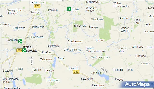 mapa Obałki, Obałki na mapie Targeo