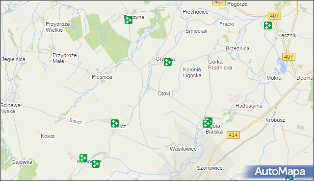 mapa Otoki, Otoki na mapie Targeo