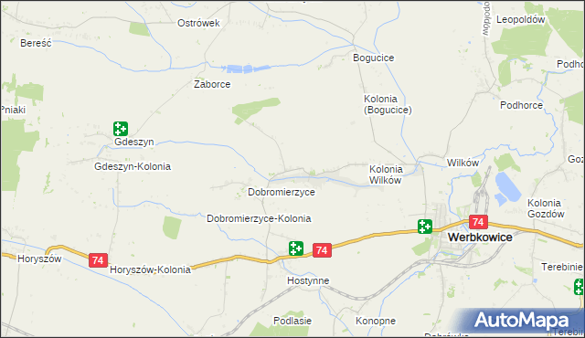 mapa Peresołowice, Peresołowice na mapie Targeo