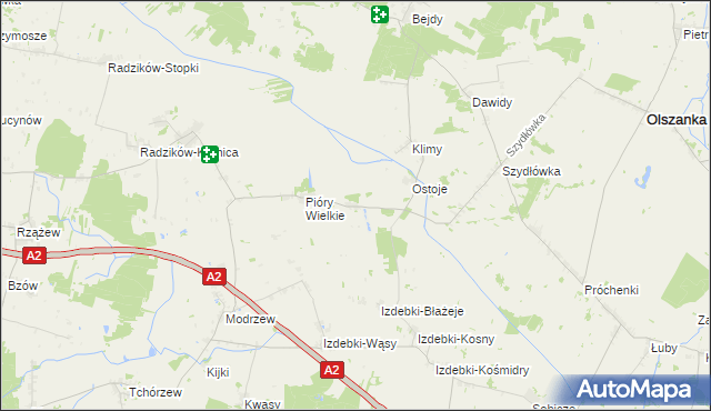 mapa Pióry-Pytki, Pióry-Pytki na mapie Targeo