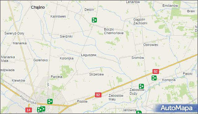 mapa Płaskocin, Płaskocin na mapie Targeo