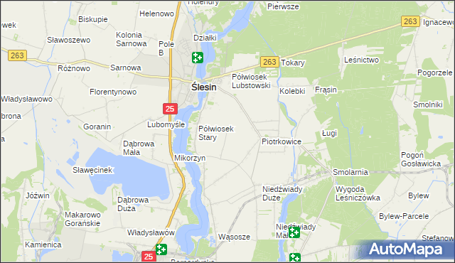 mapa Półwiosek Nowy, Półwiosek Nowy na mapie Targeo